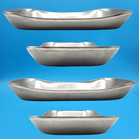 Wilton Armetale Pewter Bread Tray • Bless This House 2001 Serveware Made in USA - Picture 4 of 6